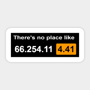 Pornhub  66.254.114.41  there is no place like Sticker